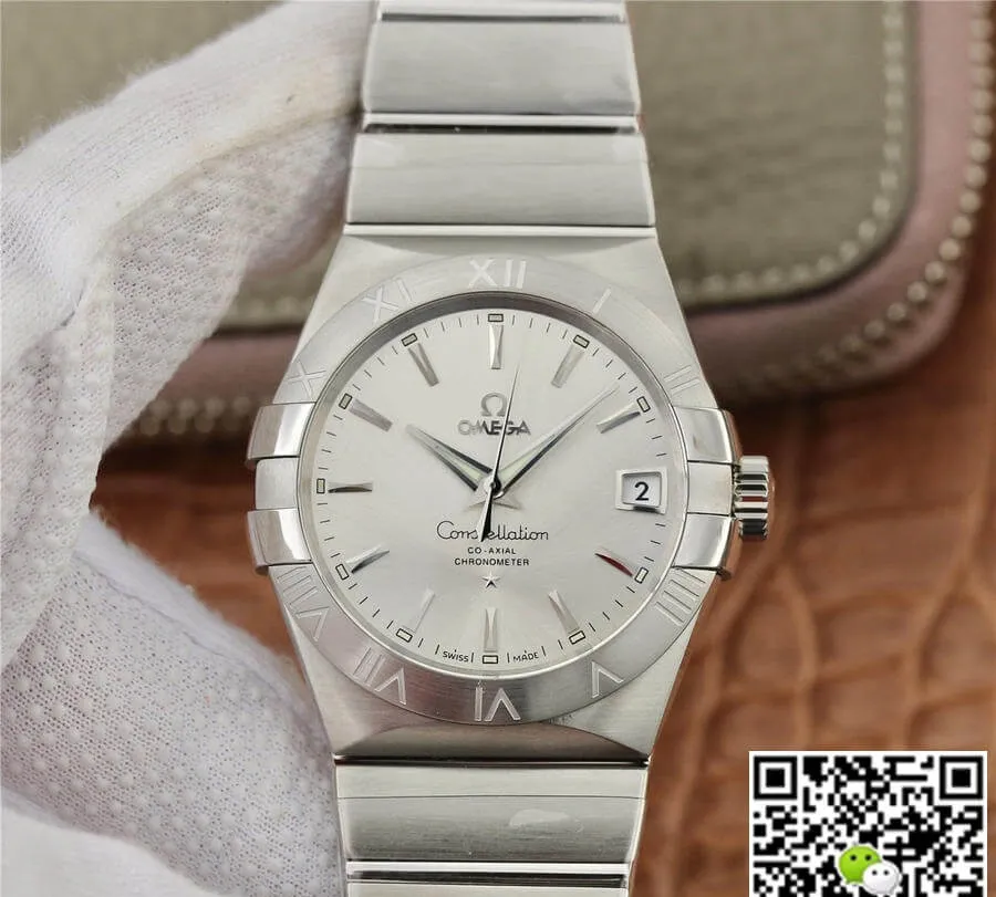 Omega Constellation 123.10.38.21.02.001 VS Factory 1:1 Best Edition Replica Watch White Dial